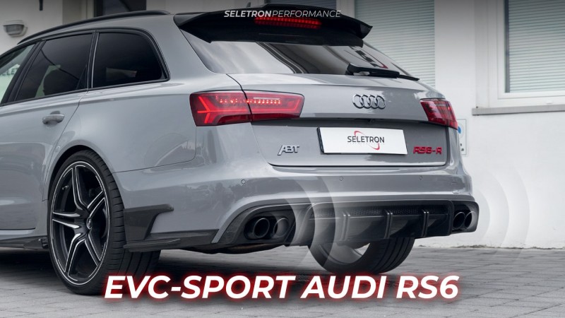 Exhaust sound of the Audi RS6 with EVC-SPORT