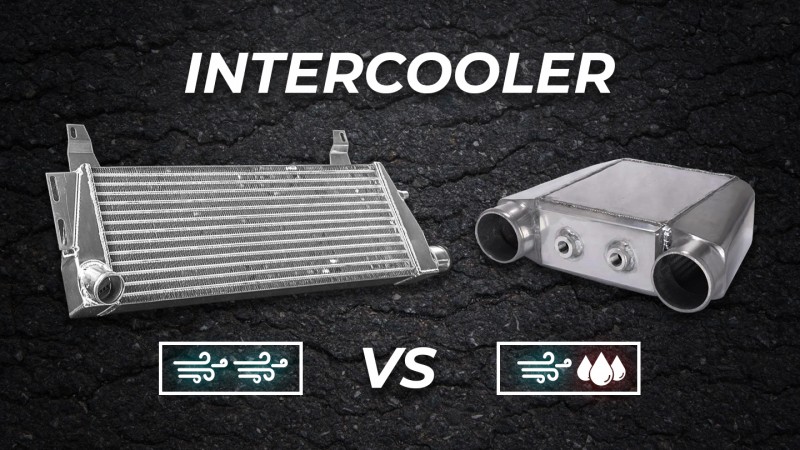 Intercoolers air-to-air and intercoolers air-to-water